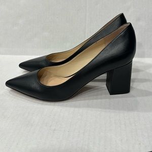 Marc Fisher Zala Black Leather Pumps 9.5M